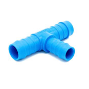 New - Tefen | T/Branch Reducing Hose Connector | Blue PA66