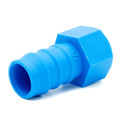 Tefen PA66 Blue BSPT 1/8" Female Connector - Fits 5mm Hose ID-HCL Clamping UK/Europe