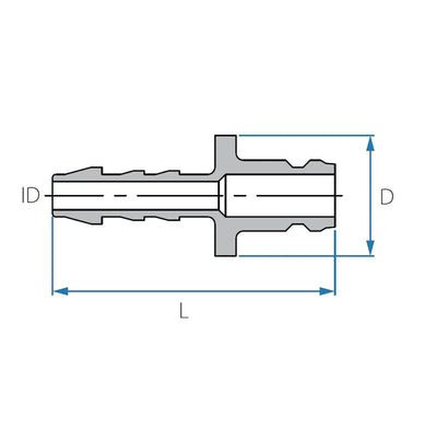 Tefen | Quick Release Plug Hose Connector | Red PA66