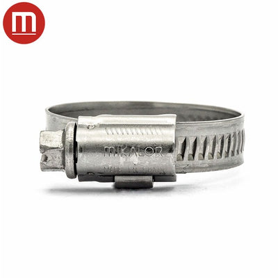 Mikalor ASFA L Worm Drive Hose Clamp - 30-45mm - 304SS - 9mm Wide