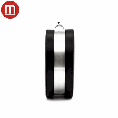 Metal P Clip (Rubber Lined) - Max Dia-19mm - Width-15mm
