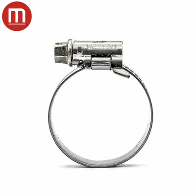 Mikalor ASFA L Worm Drive Hose Clamp - 25-40mm - 430SS - 9mm Wide
