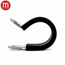 Metal P Clip (Rubber Lined) - Max Dia-12mm - Width-20mm