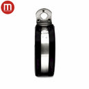 Rubber Lined P Clips - Zinc Plated - W: 15mm - Max Dia: 48mm