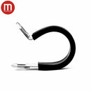 Metal P Clip (Rubber Lined) - W5 - Max Dia-10mm - Width-15mm