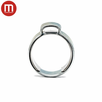 Single Ear Hose Clamp - 15-17.3mm - Zinc Plated - Innner Ring
