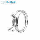 Double Wire Hose Clamp - 20.6-21.6mm - Zinc Plated Steel