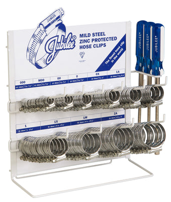Jubilee Clip Dispenser Zinc Plated Steel 100pcs