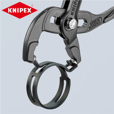 KNIPEX Spring Hose Clamp Pliers with retainer - L:250 mm Range 70 mm