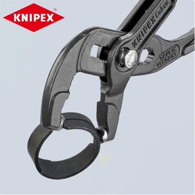 KNIPEX Spring Hose Clamp Pliers with retainer - L:250 mm Range 70 mm
