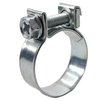 50x 8mm-10mm Jubilee Mini Junior Fuel Line Hose Clips - Petrol Diesel Pipe Clamps