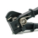 Black Smart Band Flex Tool, 12.7mm, with metal spring and tensioning mechanism for cable lashing straps.