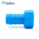 Tefen PA66 Blue BSP 1/4" Fem Swivel  Conn/Conical Seal - 4mm