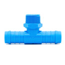 New - Tefen | BSPT Male T/Branch Connector | Blue PA66