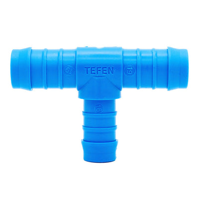 New - Tefen | T/Branch Reducing Hose Connector | Blue PA66
