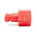 Tefen | Quick Release 1/4" BSPT External & Internal Plugs | Red PA66