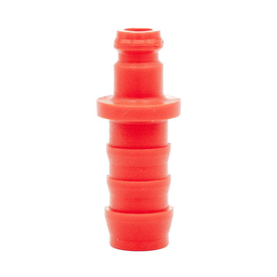 Tefen PA66 Red Plug - Hose Connector - 8mm Tube ID