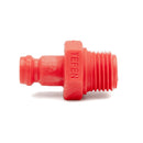 Tefen | Quick Release 1/4" BSPT External & Internal Plugs | Red PA66