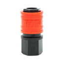 Tefen | 1/4" BSPT Female Quick Release Socket | Red PA66