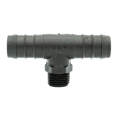 New - Tefen | BSPT Male T/Branch Connector | Black PP