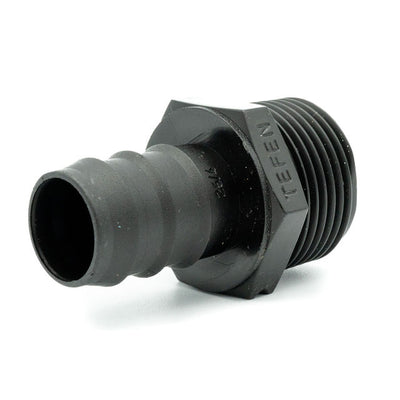 New - Tefen | BSPT Male Connector | Black PP