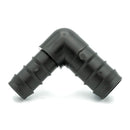 New - Tefen | Elbow Reducing Hose Connector | Black PP