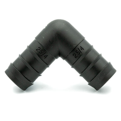 New - Tefen | Elbow Union/Equal Hose Connector | Black PP