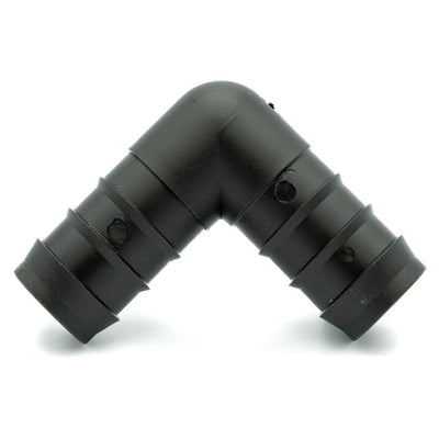 New - Tefen | Elbow Union/Equal Hose Connector | Black PP