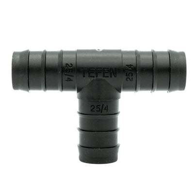 New - Tefen | T/Branch Union/Equal Hose Connector | Black PP