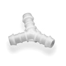 Tefen | Y Union/Equal Hose Connector | White PVDF