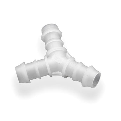 Tefen | Y Union/Equal Hose Connector | White PVDF