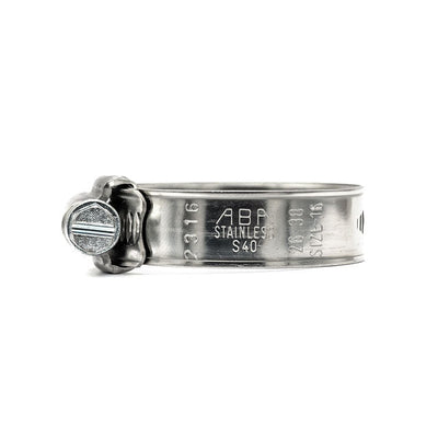 ABA | Original Worm Drive Hose Clip | 12mm Band Width | W4 304 Stainless Steel 15.0mm - 24.0mm (0.59-0.94in) - HCL Fasteners EU - Image 5