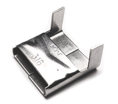 Band-It | Marine Grade Buckles (Seals) | 316 Stainless Steel | Suitable for 316 Steel Banding 6.35mm - (0.25in) - HCL Fasteners EU - Image 4