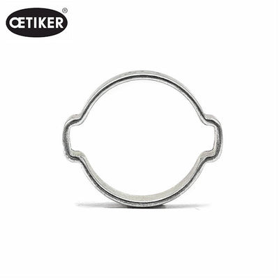 Double Ear Hose Clamp - 3.1-4.3mm - Zinc Plated-HCL Clamping UK/Europe