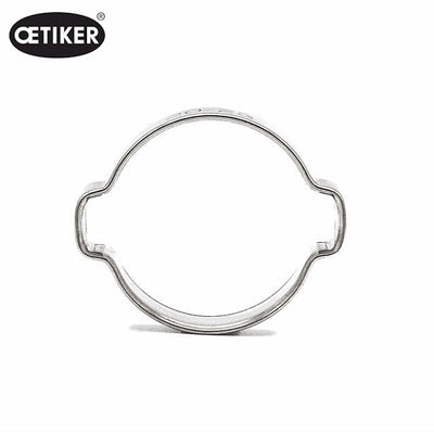 Double Ear Hose Clamp - 3.4-5.0mm - 304 Stainless Steel-HCL Clamping UK/Europe