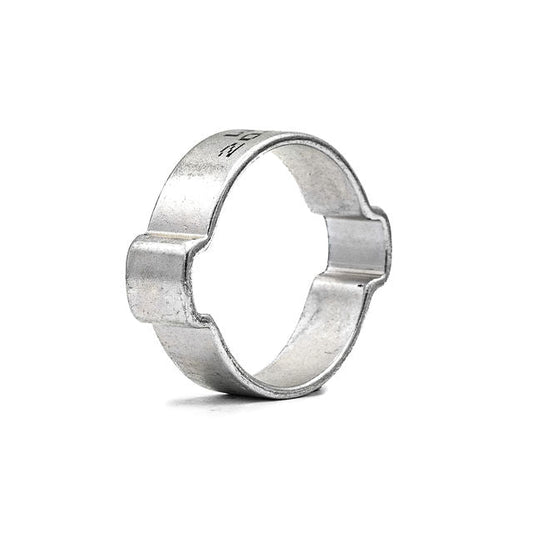 Double Ear Hose Clamp - 7-9mm - Zinc Plated Steel-HCL Clamping UK/Europe