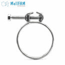 Double Wire Screw Hose Clamp - 150-165mm - Zinc Plated Steel-HCL Clamping UK/Europe