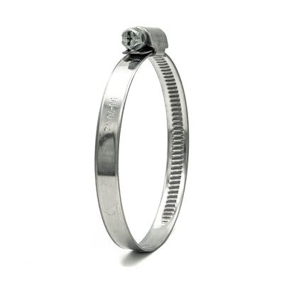 HCL | Din Style Worm Drive Hose Clamp | 9mm Embossed Band | W2 Material | 430SS Band 8.0mm - 12.0mm (0.31-0.47in) - HCL Fasteners EU - Image 1