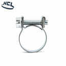 Screw Hose Clamp - Mini - Petrol Pipe - 7-9mm - Zinc Plated - HCL Clamping USA- MC-8-W1
