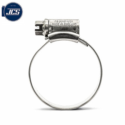 JCS Hi-Grip Worm Drive - 17-25mm - 316SS-HCL Clamping UK/Europe