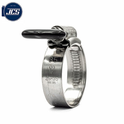 JCS Hi-Grip Worm Drive WING - 11-16mm - 304 Stainless Steel-HCL Clamping UK/Europe