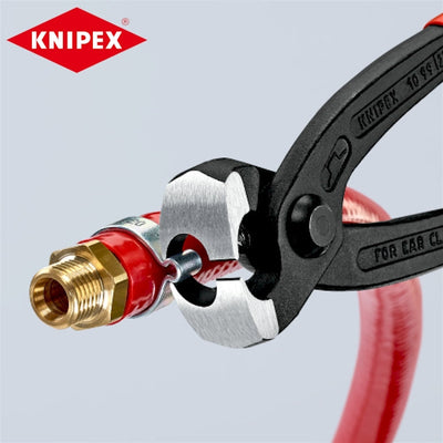 Knipex Ear Hose Clamp Pliers - Vertical & Side Fixing 220mm-HCL Clamping UK/Europe