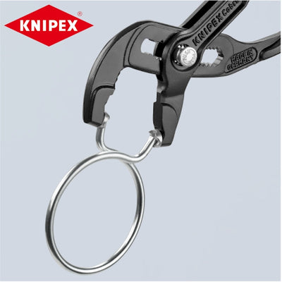 KNIPEX Spring Hose Clamp Pliers with retainer - L:250 mm Range 70 mm-HCL Clamping UK/Europe