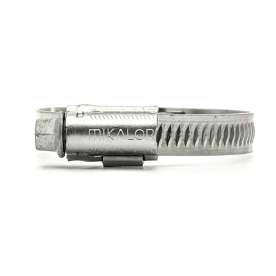 Mikalor | ASFA-L Worm Drive Hose Clamp | 9mm Embossed Band | W3 | 430SS Band | 304SS Screw 8.0mm - 16.0mm (0.31-0.63in) - HCL Fasteners EU - Image 4
