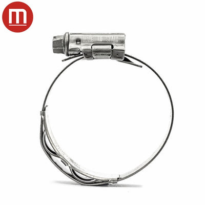 Mikalor ASFA-S Constant Tension Hose Clamp - 30-45mm - 304SS - 12mm Wide-HCL Clamping UK/Europe