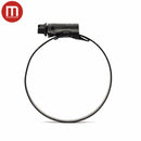 Mikalor | ASFA-S Worm Drive Hose Clamp | Matt Black | 12mm Wide | W3 430 Stainless Steel 16.0mm - 27.0mm (0.63-1.06in) - HCL Fasteners EU - Image 2