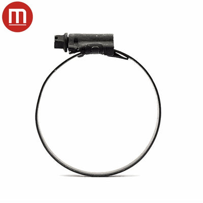 Mikalor | ASFA-S Worm Drive Hose Clamp | Matt Black | 12mm Wide | W3 430 Stainless Steel 16.0mm - 27.0mm (0.63-1.06in) - HCL Fasteners EU - Image 2