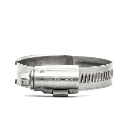 Mikalor | Constant Tension ASFA-S Worm Drive Hose Clamps | 12mm Wide | W4 304 Stainless Steel 16.0mm - 27.0mm (0.63-1.06in) - HCL Fasteners EU - Image 3