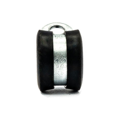 Mikalor | DIN 3016 P Clip | 12mm Wide Rubber Lined | W1 Zinc Plated Steel Band Max Dia: 5.0mm (0.20in) - HCL Fasteners EU - Image 3