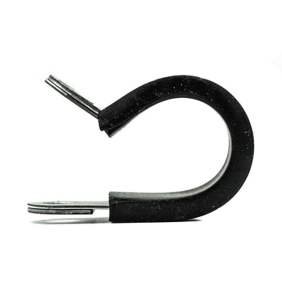 Mikalor | DIN 3016 P Clip | 15mm Wide Rubber Lined | W1 Zinc Plated Steel Band Max Dia: 5.0mm (0.20in) - HCL Fasteners EU - Image 2